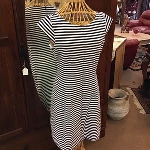 Lilly Pulitzer striped navy and white dress